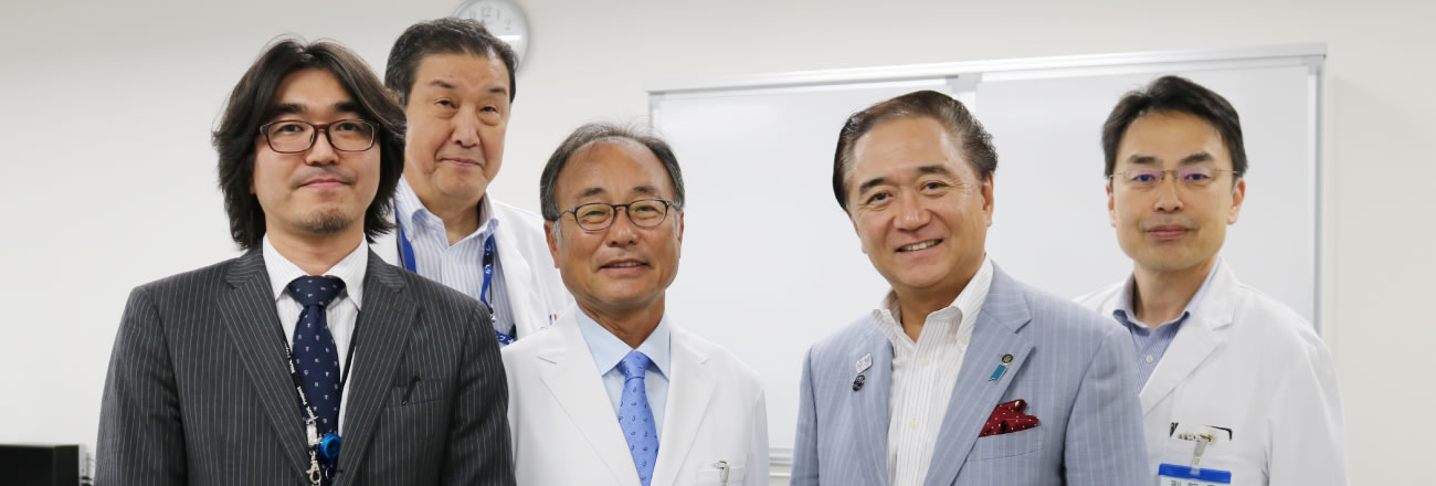 vol184　神奈川県 黒岩知事が湘南慶育病院を視察されました。