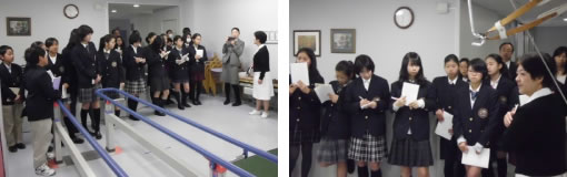 病院訪問の様子