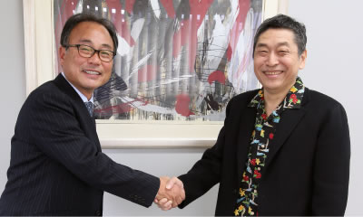 竹川理事長と小川先生