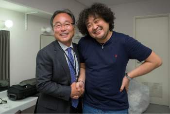 葉加瀬さんと記念撮影
