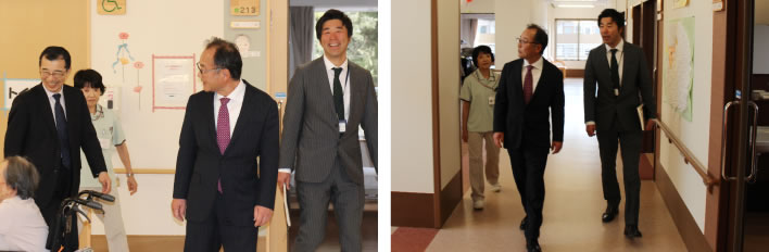 視察の様子
