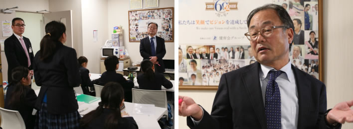 石川島記念病院見学の様子