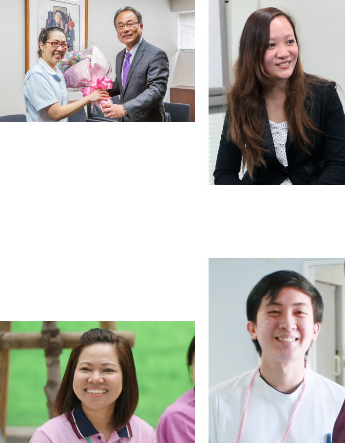 看護師資格を有する留学生