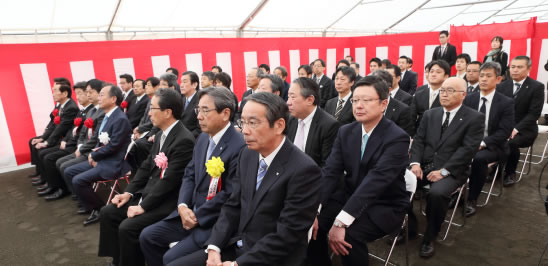 地鎮祭の様子