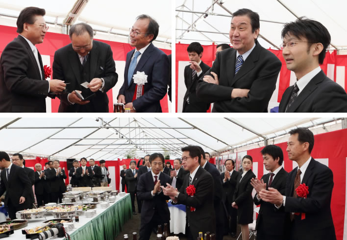 地鎮祭の様子