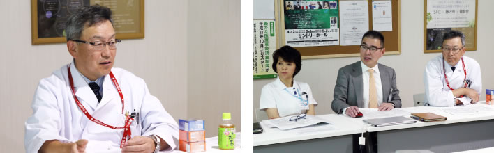 石川島記念病院　ヒアリングの様子