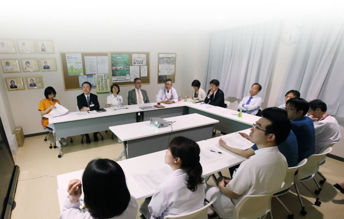 石川島記念病院　ヒアリングの様子