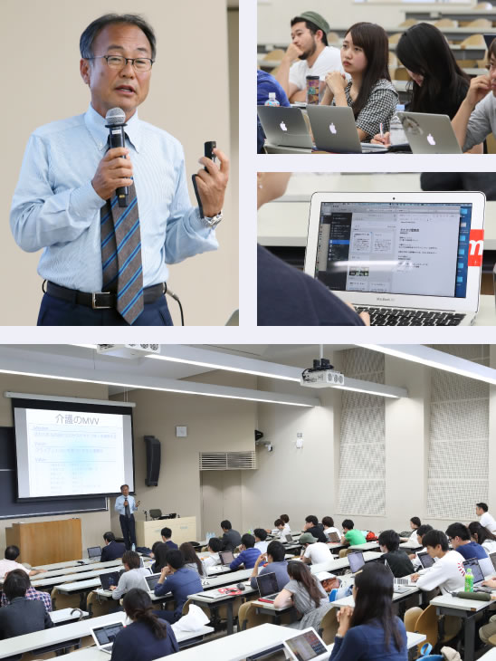 竹川理事長 講義