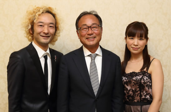松谷 卓さん、小寺 里奈さんとの記念撮影