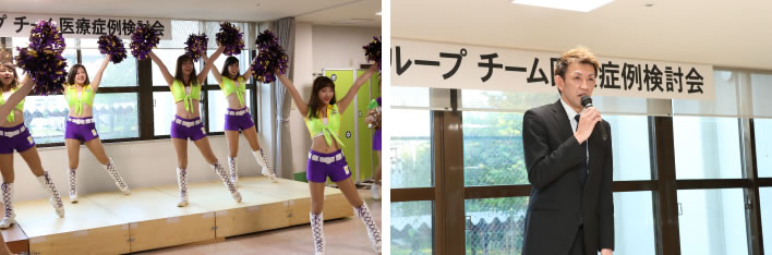 北海道専属のチアダンスチーム「パシスタスピリッツ」 レバンガ北海道の折茂武彦代表兼選手