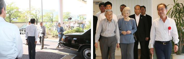 天皇皇后陛下の公式訪問