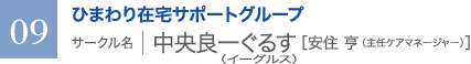 09　ひまわり在宅サポートグループ　サークル名 ｜ 中央良一ぐるす［安住 亨（主任ケアマネージャー）］