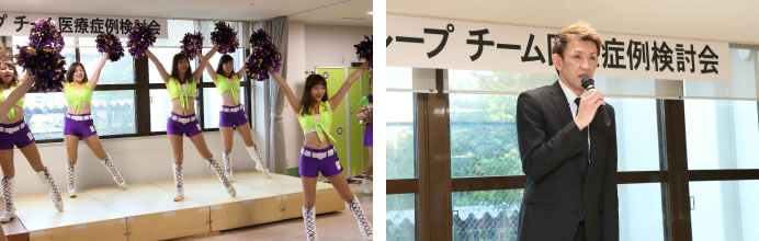 チアダンスチーム「パシスタスピリッツ」折茂武彦代表兼選手