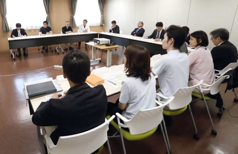 「平成30年度 運営方針」のヒアリングを行っています